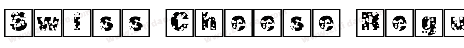 Swiss Cheese Regular字体转换